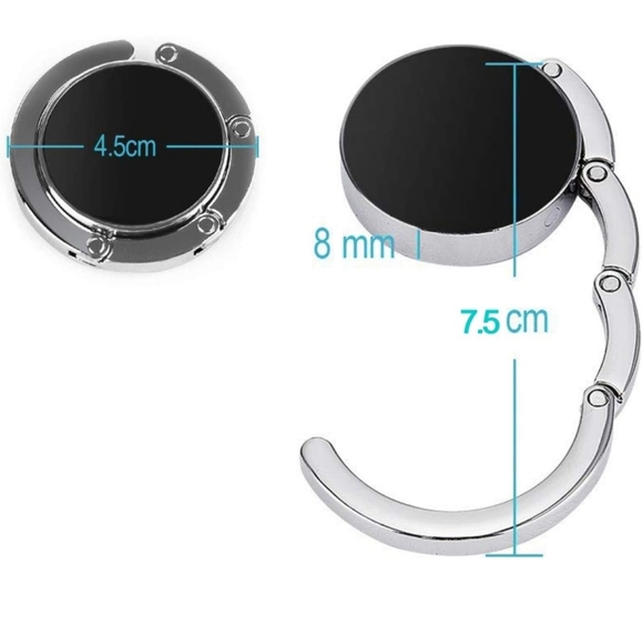 COPY - Foldable Purse Hook / Table Hanger Collection Desk Hooks for Purse 1 pie… - Picture 2 of 5